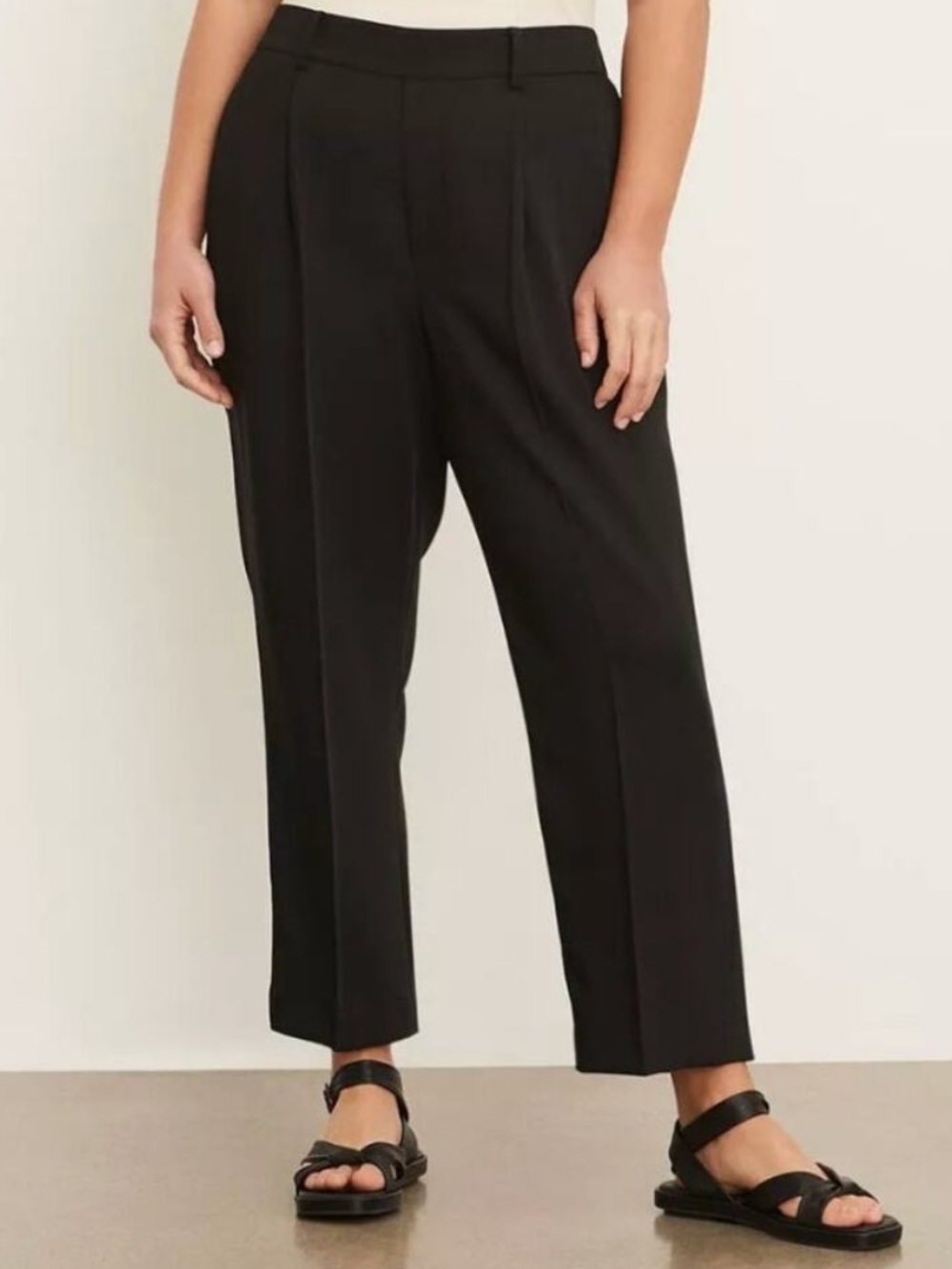 Vince Tapered Pull-On Pants Black Large